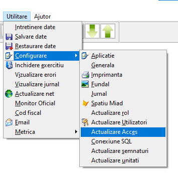 Actualizare Acces