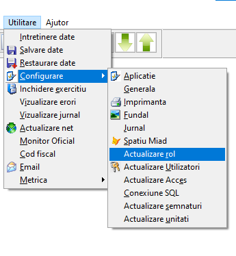 Utilitare Configurare Rol
