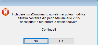 Atentionare Modificari