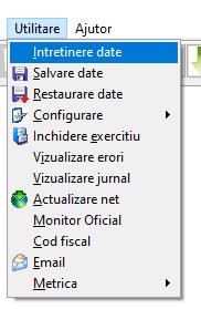 Utilitare Intretinere Date