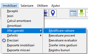 Modificare Valoare